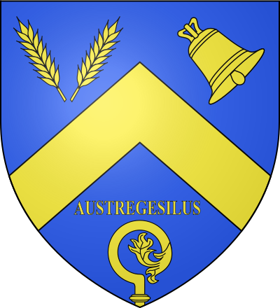 Blason de la commune Saint-Aoustrille