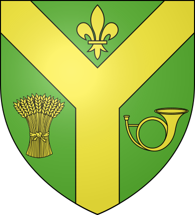 Blason de la commune Saint-Aubin