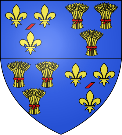 Blason de la commune Sainte-Sévère-sur-Indre