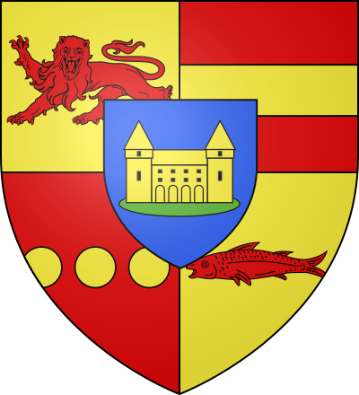 Blason de la commune Villedieu-sur-Indre