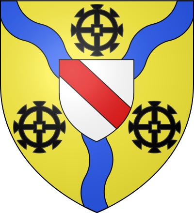 Blason de la commune Azay-sur-Indre