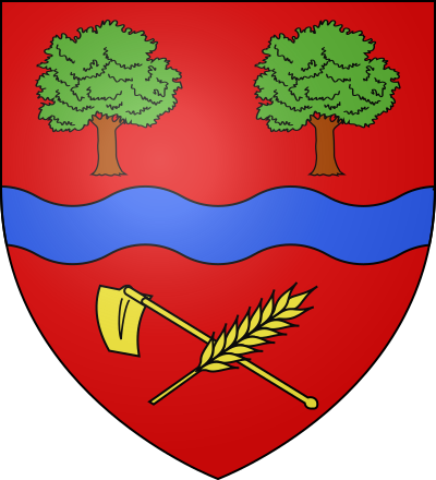 Blason de la commune Braye-sur-Maulne