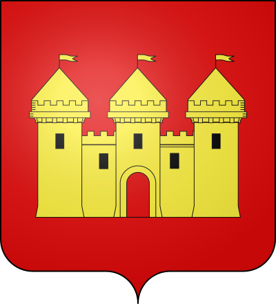 Blason de la commune Candes-Saint-Martin