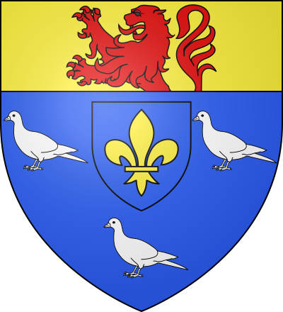 Blason de la commune Chédigny