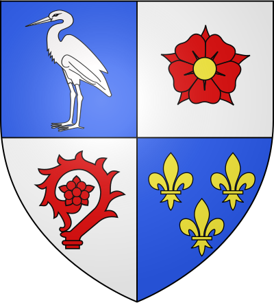 Blason de la commune Cigogné