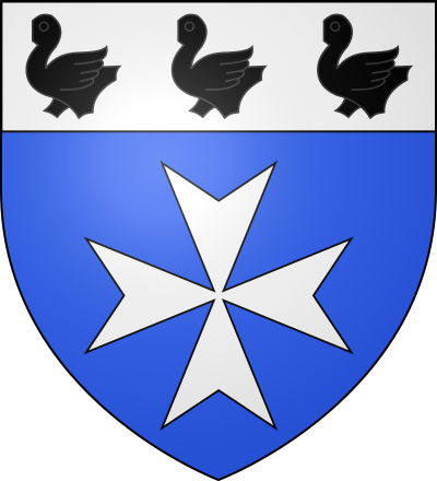 Blason de la commune La Croix-en-Touraine