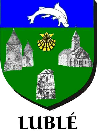 Blason de la commune Lublé