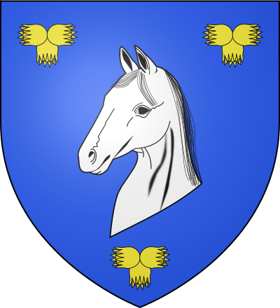 Blason de la commune Nouzilly