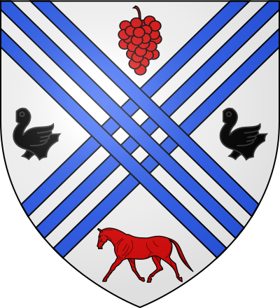 Blason de la commune Pocé-sur-Cisse