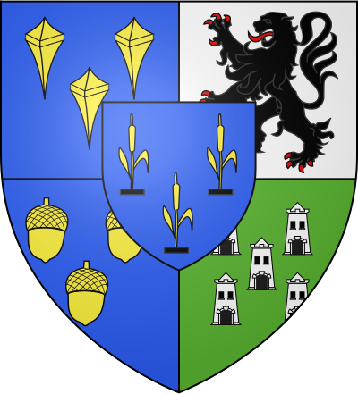 Blason de la commune Rouziers-de-Touraine