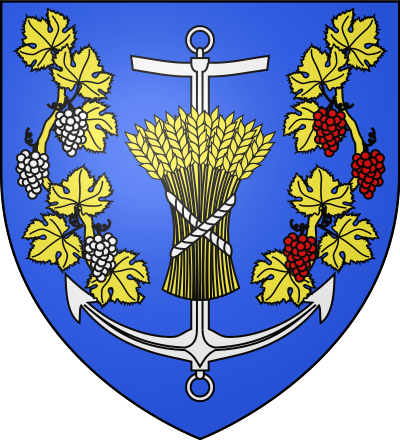Blason de la commune Saint-Cyr-sur-Loire