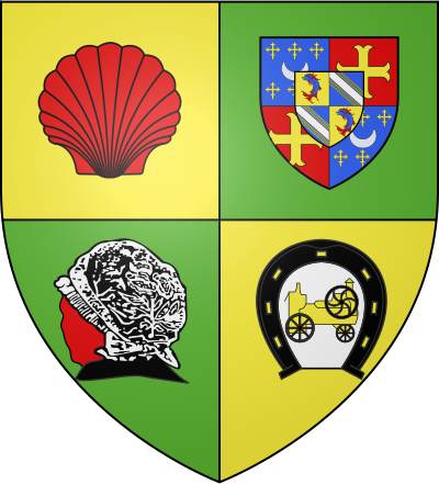 Blason de la commune Saint-Laurent-de-Lin