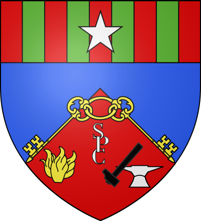 Blason de la commune Saint-Pierre-des-Corps