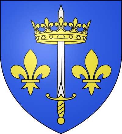 Blason de la commune Sainte-Catherine-de-Fierbois