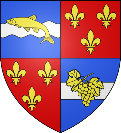 Blason de la commune Savigny-en-Véron