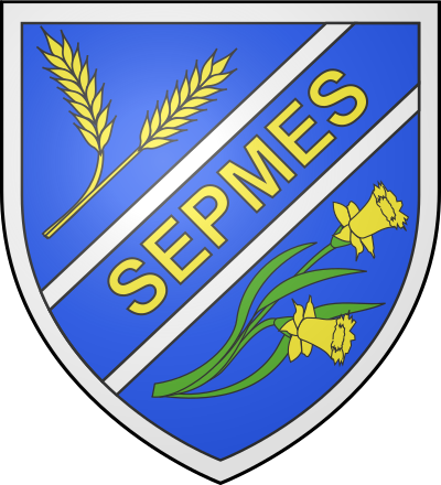 Blason de la commune Sepmes