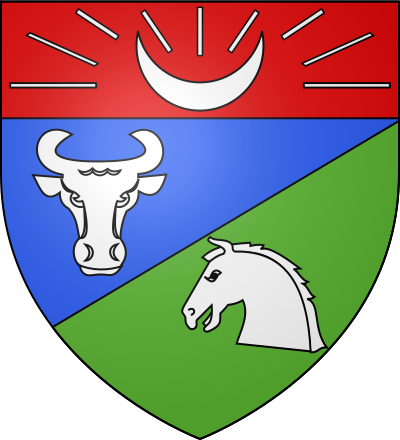 Blason de la commune Beaucroissant