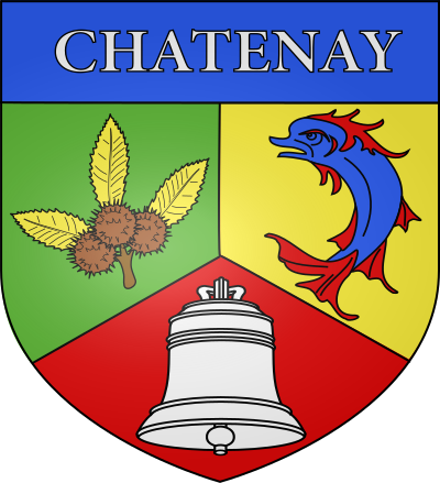 Blason de la commune Châtenay