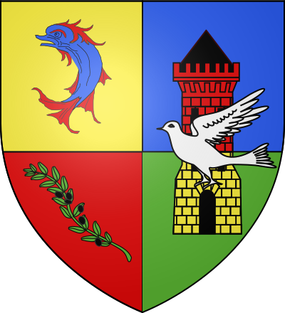 Blason de la commune Colombe