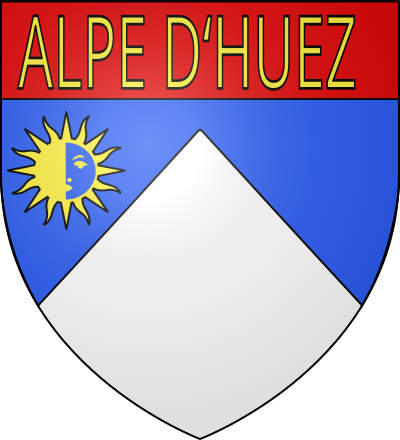 Blason de la commune Huez
