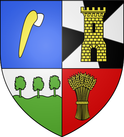 Blason de la commune Jardin