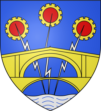 Blason de la commune Le Pont-de-Claix