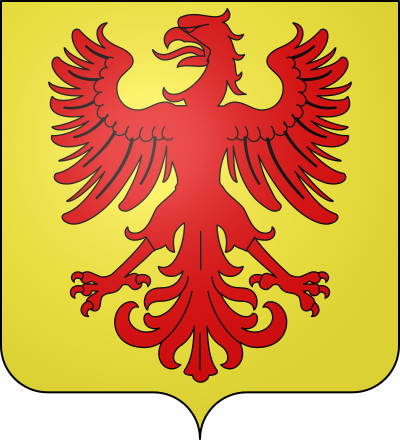 Blason de la commune Roussillon