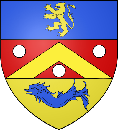 Blason de la commune Saint-Clair-du-Rhône