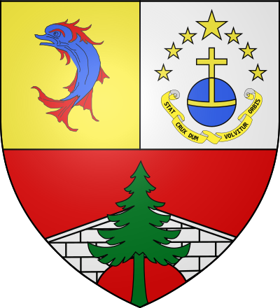 Blason de la commune Saint-Laurent-du-Pont