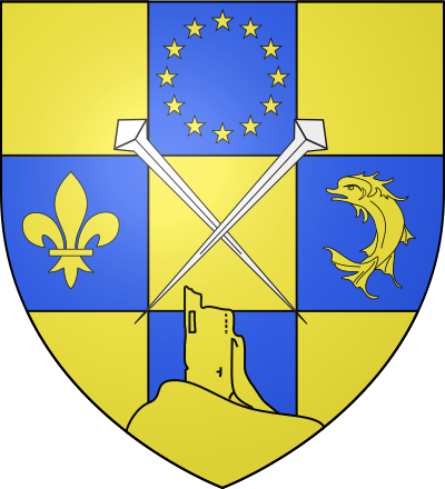 Blason de la commune Saint-Quentin-Fallavier