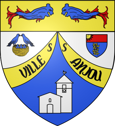 Blason de la commune Ville-sous-Anjou