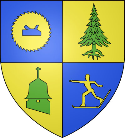 Blason de la commune Bois-d'Amont