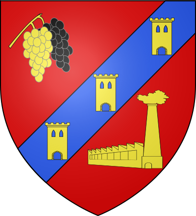 Blason de la commune Domblans