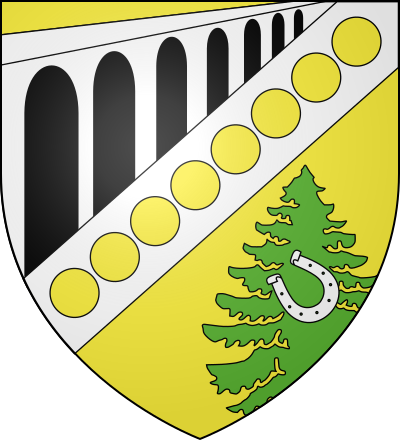 Blason de la commune Morbier