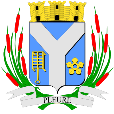 Blason de la commune Pleure