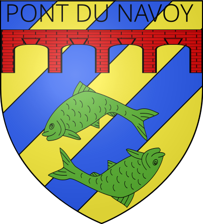 Blason de la commune Pont-du-Navoy