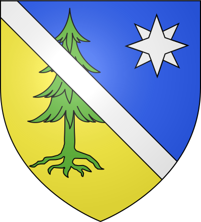Blason de la commune Saint-Laurent-en-Grandvaux