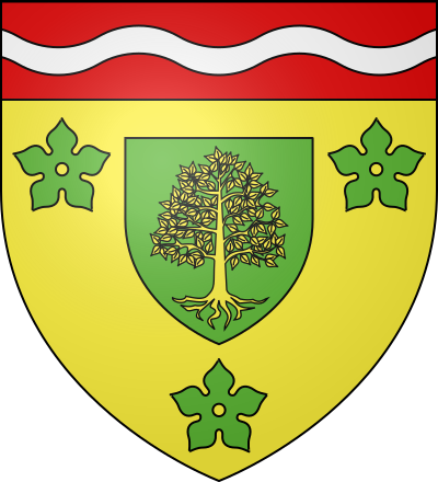 Blason de la commune Fontaine-les-Coteaux