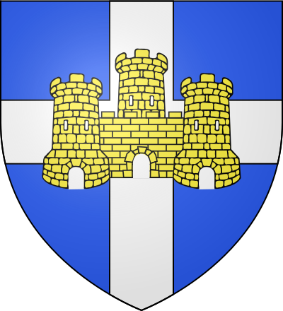 Blason de la commune Villedieu-le-Château