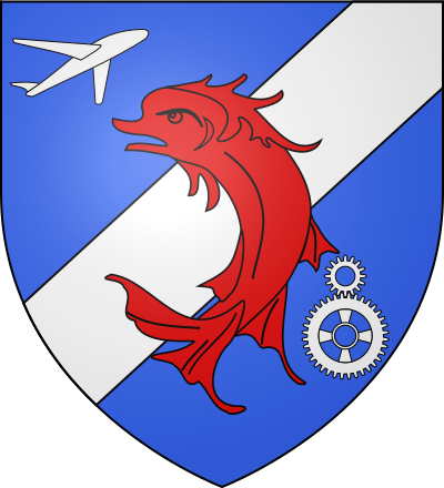 Blason de la commune Andrézieux-Bouthéon