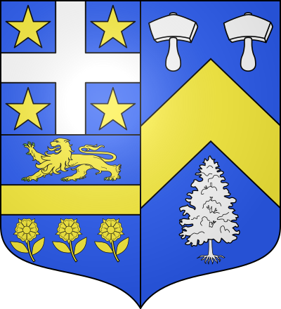 Blason de la commune Bussières