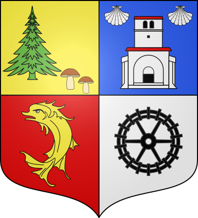 Blason de la commune La Chapelle-en-Lafaye