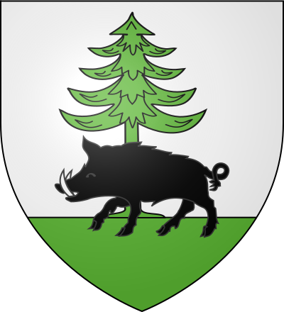 Blason de la commune Gumières