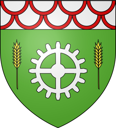 Blason de la commune Mably