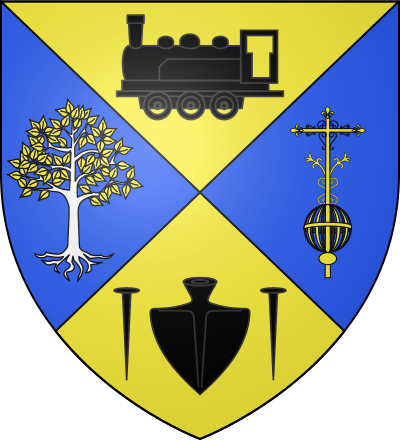 Blason de la commune Pavezin