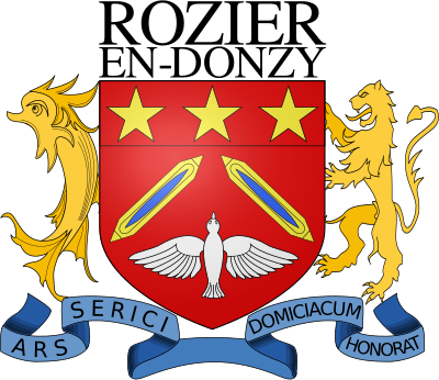 Blason de la commune Rozier-en-Donzy