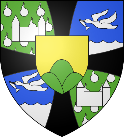 Blason de la commune Saint-Paul-d'Uzore