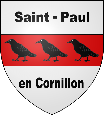 Blason de la commune Saint-Paul-en-Cornillon