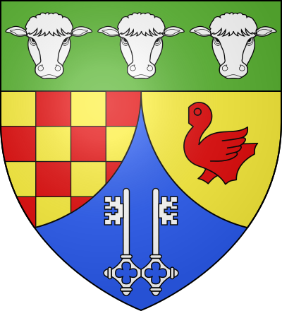 Blason de la commune Saint-Pierre-la-Noaille