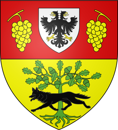 Blason de la commune Saint-Vincent-de-Boisset